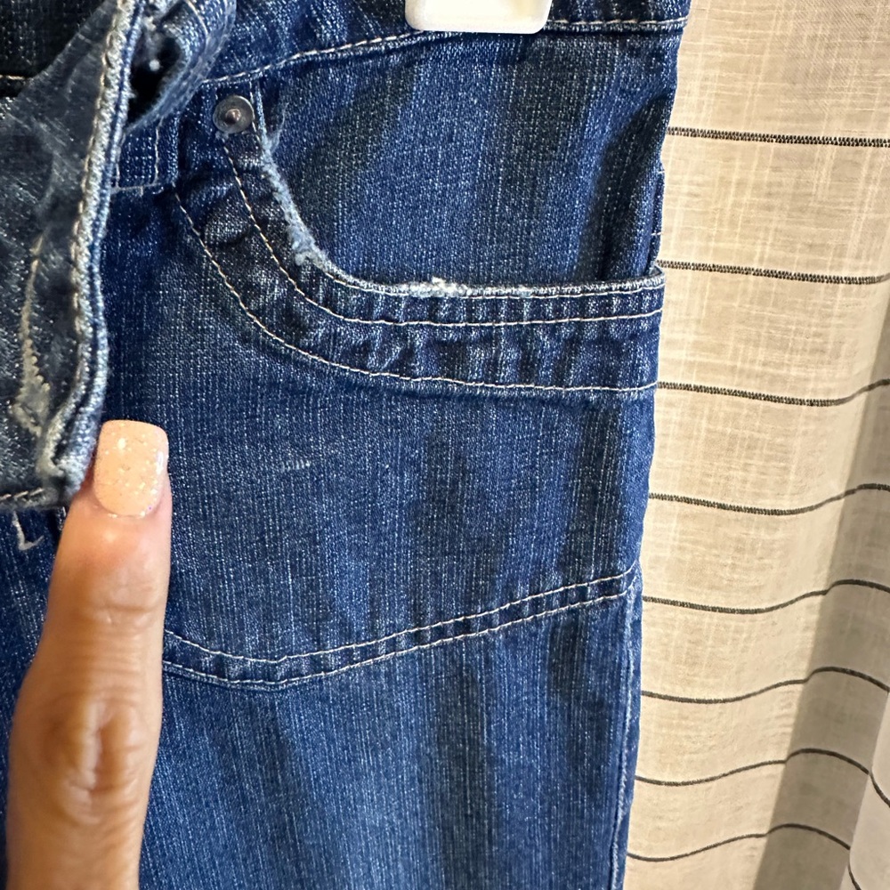 Karma Dark Blue Flare long Jean skirt Size 1 box 5 - Picture 4 of 7